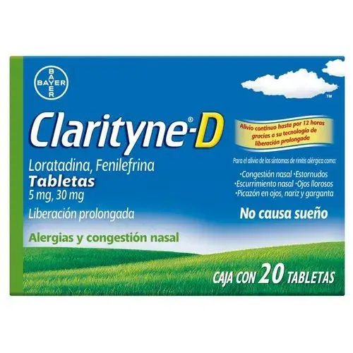CLARITYNE D 5/30MG TABLETAS C/20