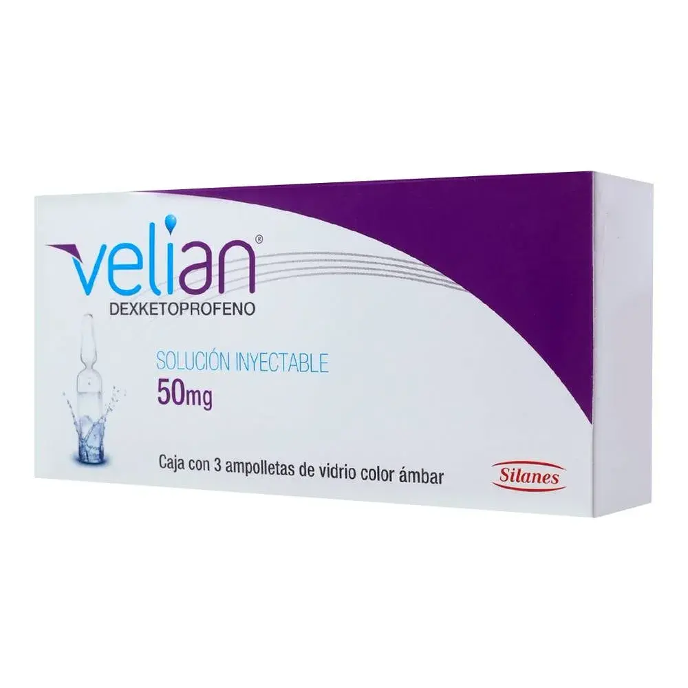 VELIAN 50MG INYECTABLE C/3