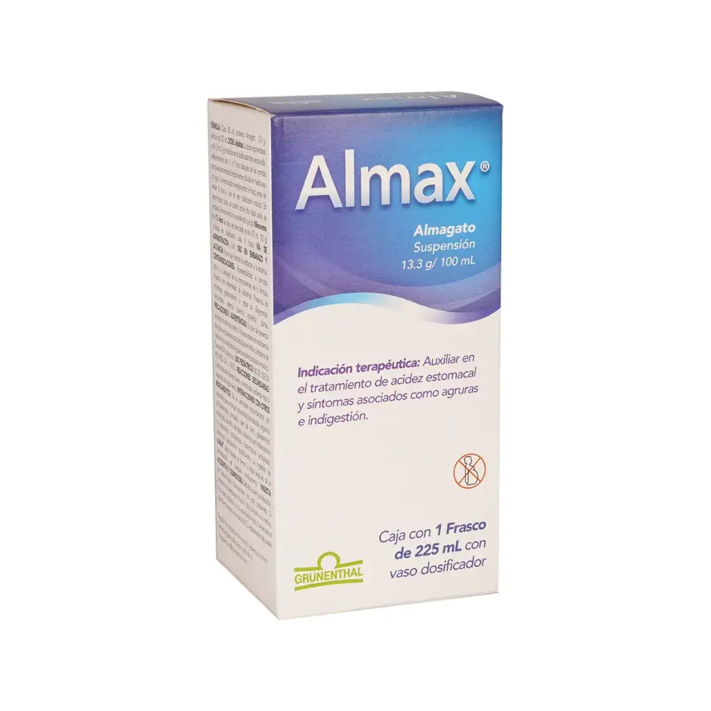 ALMAX 1G/7.5ML SUSPENSION 225ML