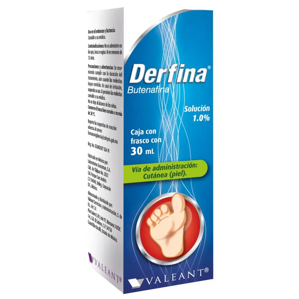 DERFINA 1% SOLUCION 30ML