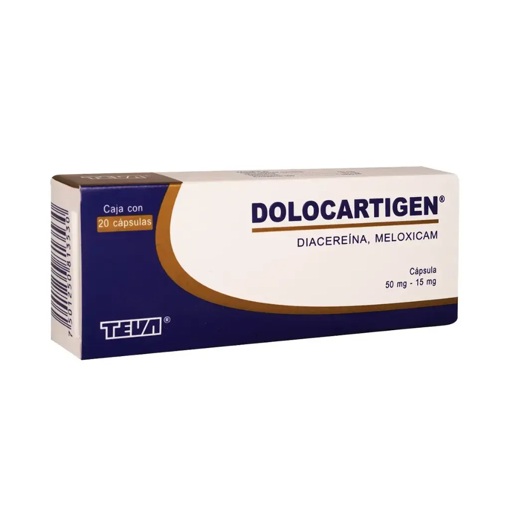 DOLOCARTIGEN 50/15MG CAPSULAS C/20