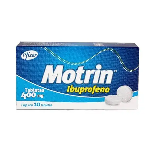 MOTRIN 400MG TABLETAS C/10