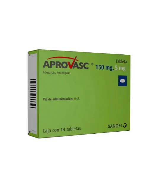 APROVASC 150/5MG TABLETAS C/14