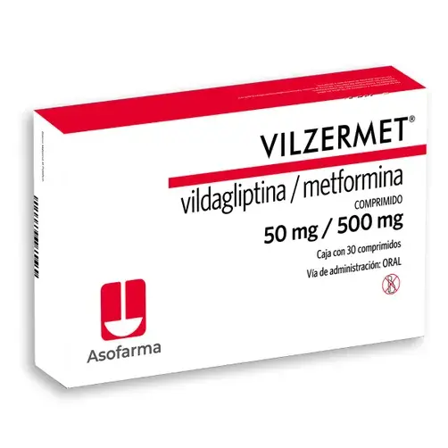 VILZERMET 50/500MG CPR C/30
