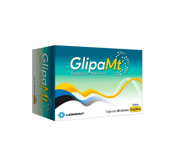 GLIPA-MT 50/500 MG TABLETAS C/28