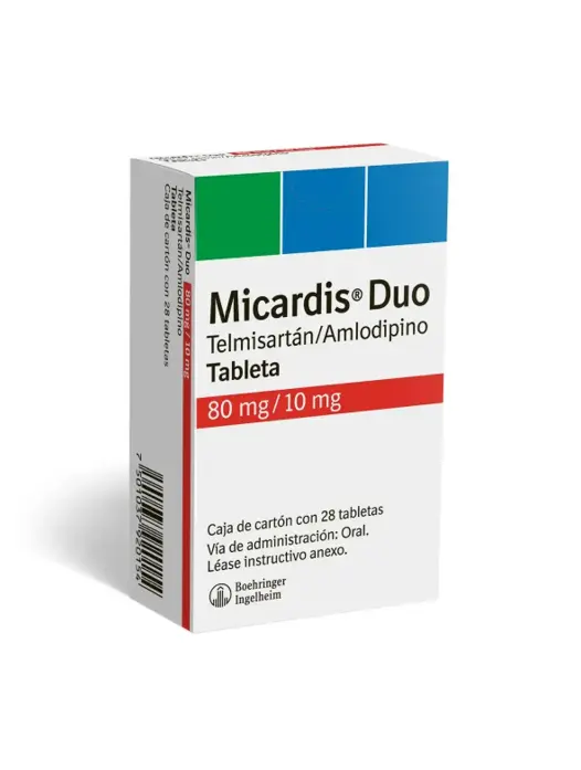 MICARDIS DUO 80/10MG TABLETAS C/28