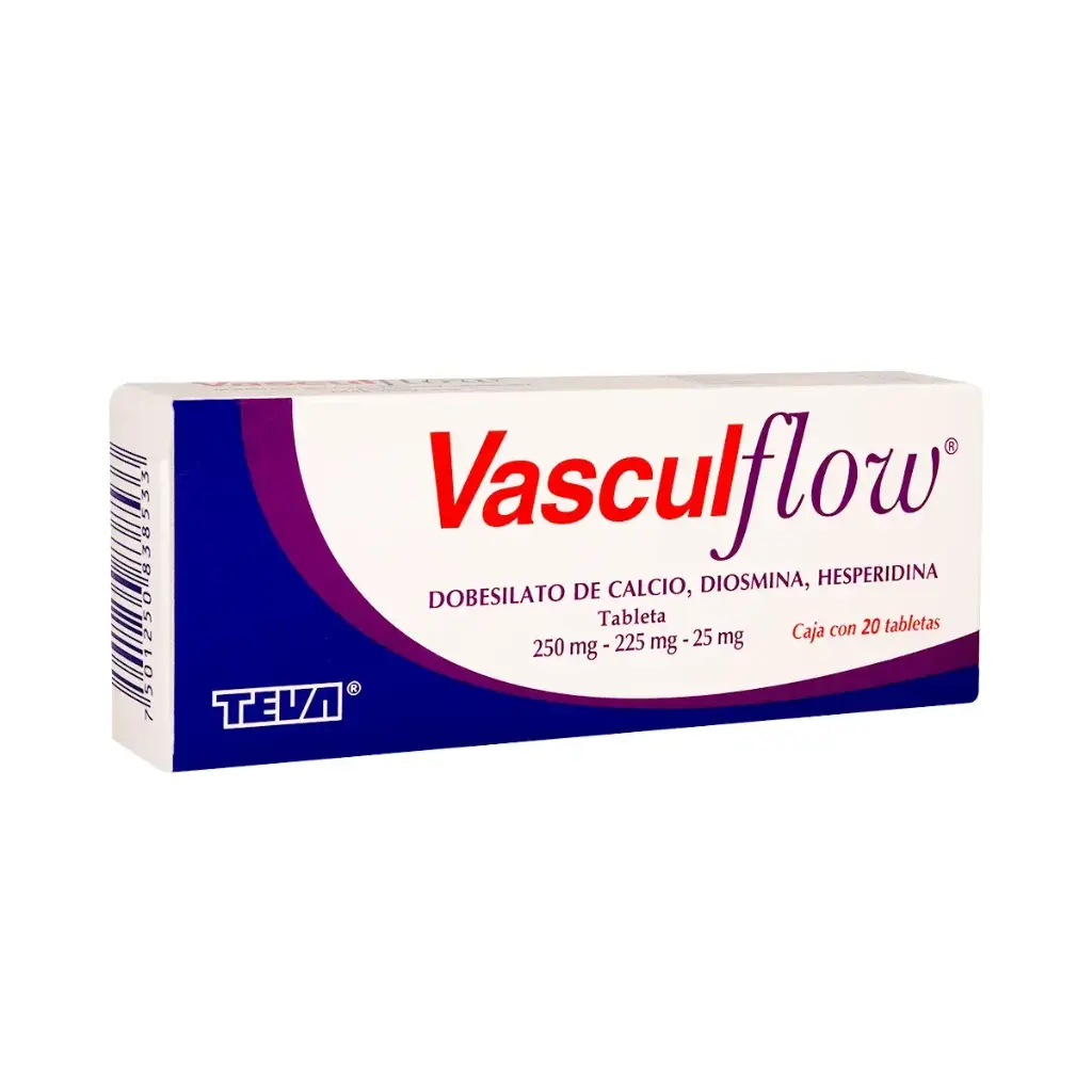 VASCUL-FLOW 250/225/25MG TABLETAS C/20