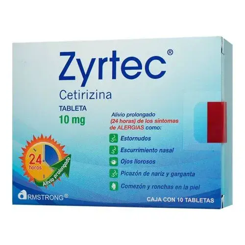 ZYRTEC 10MG TABLETAS C/10.