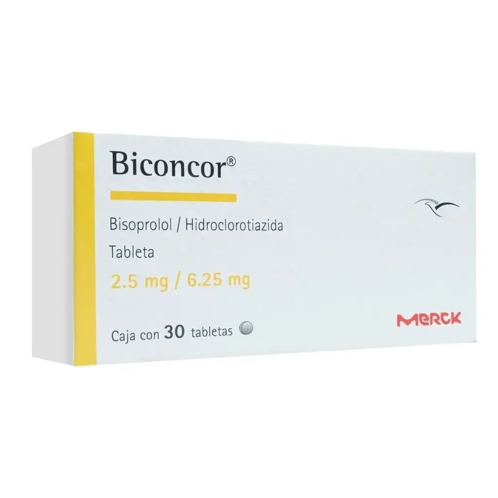 BICONCOR 2.5/6.25MG GRAGEAS C/30