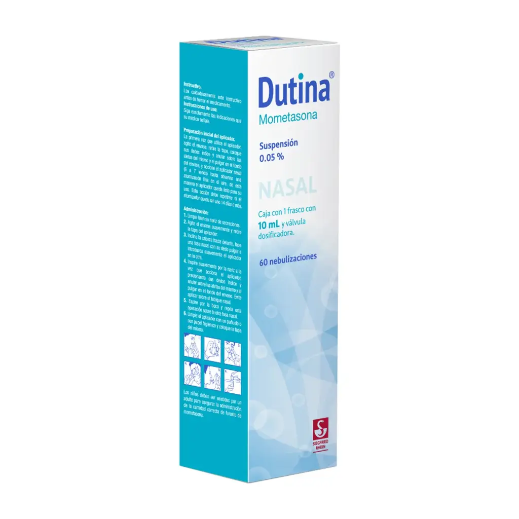 DUTINA 10 G - SPRAY NASAL PEDIÁTRICO 60 DOSIS (MOMETASONA)