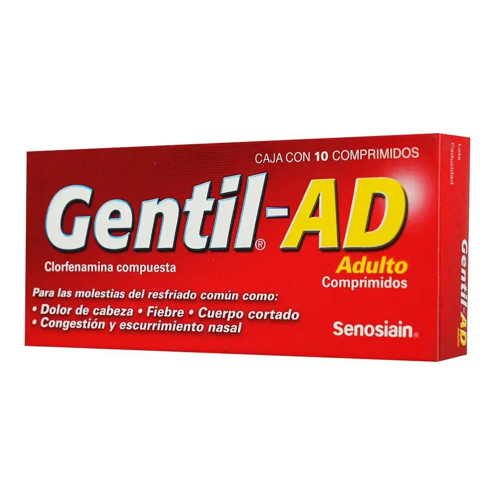 GENTIL AD COMPRIMIDOS C/10