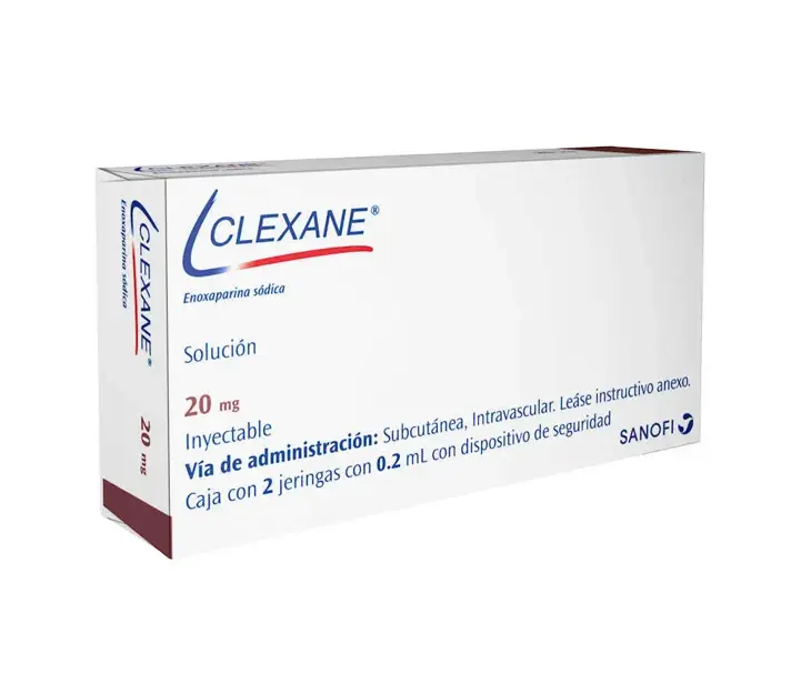 CLEXANE 20MG/0.2ML INYECTABLE C/2