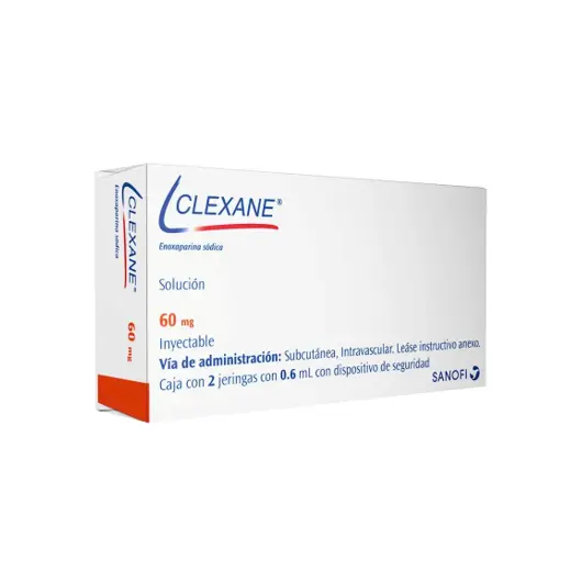 CLEXANE 60MG/0.6ML INYECTABLE C/2
