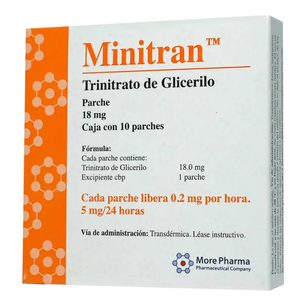 MINITRAN 18MG (5MG/24HRS) PARCH C/10