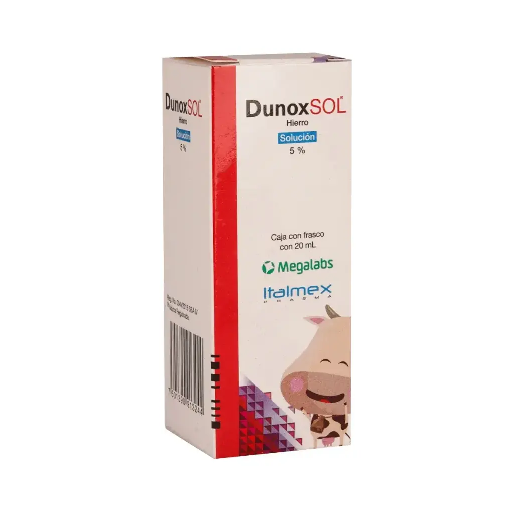 DUNOX SOLUCION 5% GOTAS 20ML