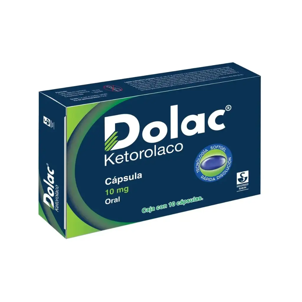 DOLAC 10MG CAPSULAS C/10