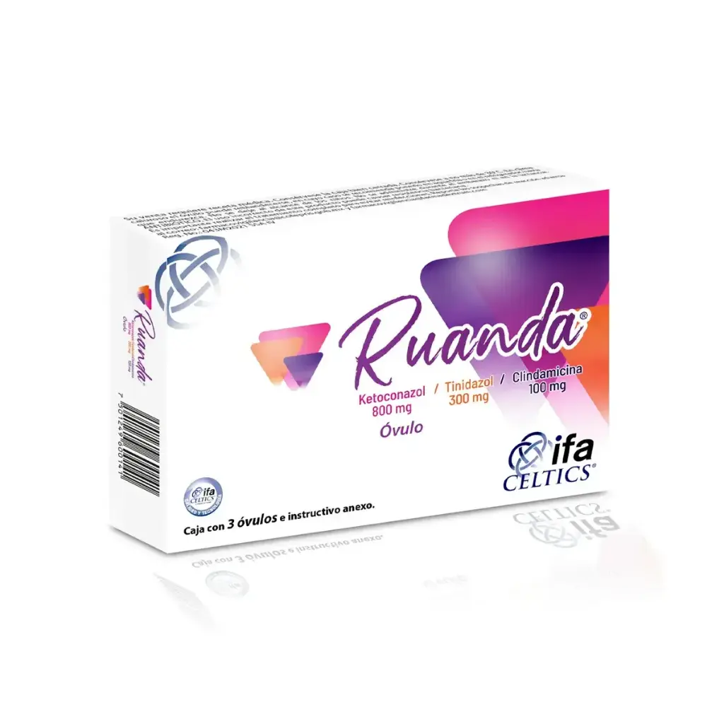 RUANDA 800/300/100 MG OVULOS C/3
