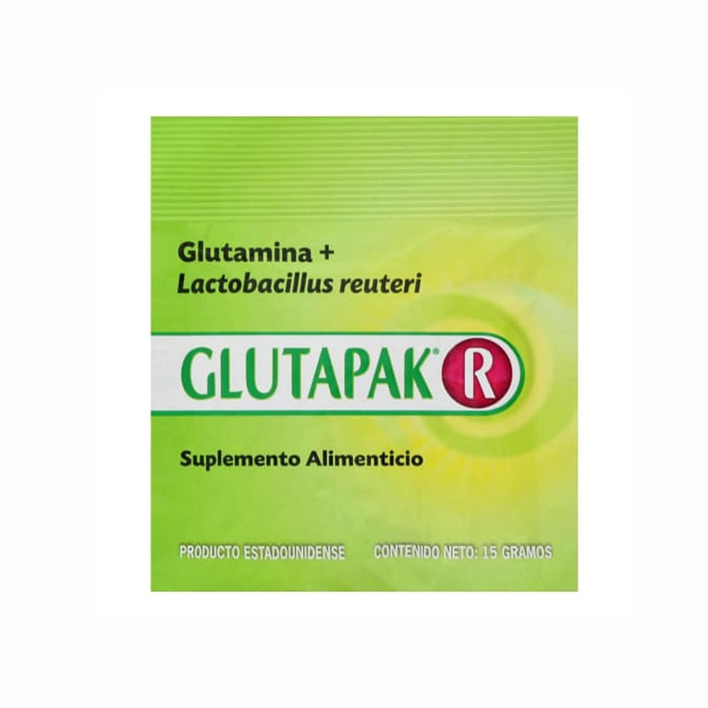 GLUTAPAK R SUPLEMENTO ALIMENTICIO 15G SOBRES C/3