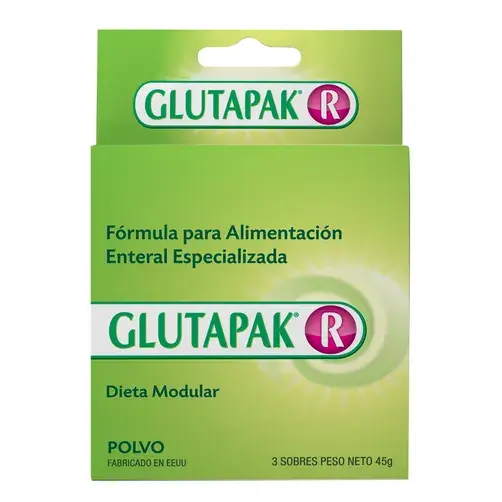 GLUTAPAK R SUPLEMENTO ALIMENTICIO 15G SOBRES C/3