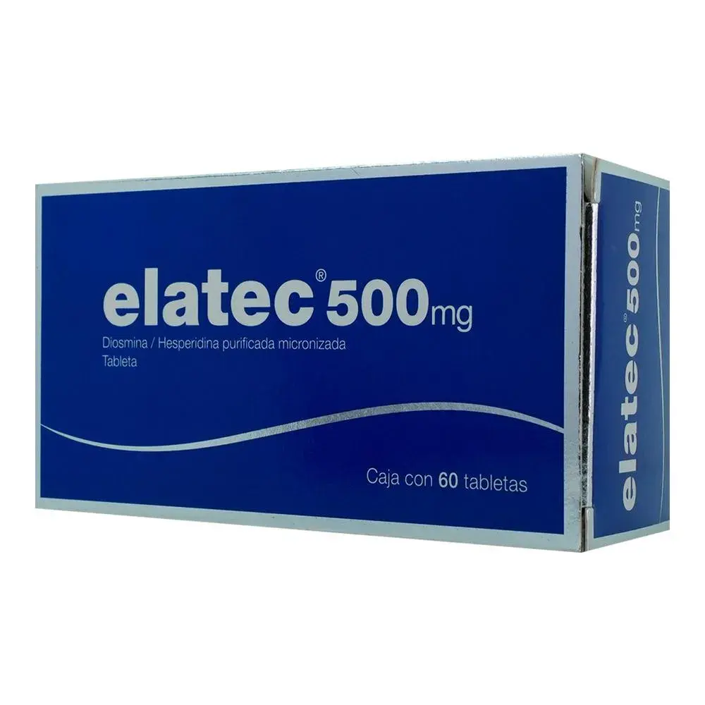 ELATEC 500MG TABLETAS C/60