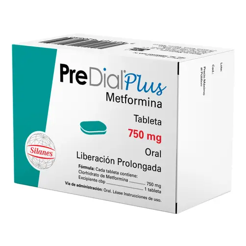 PREDIAL PLUS LP 750MG TABLETAS C/60