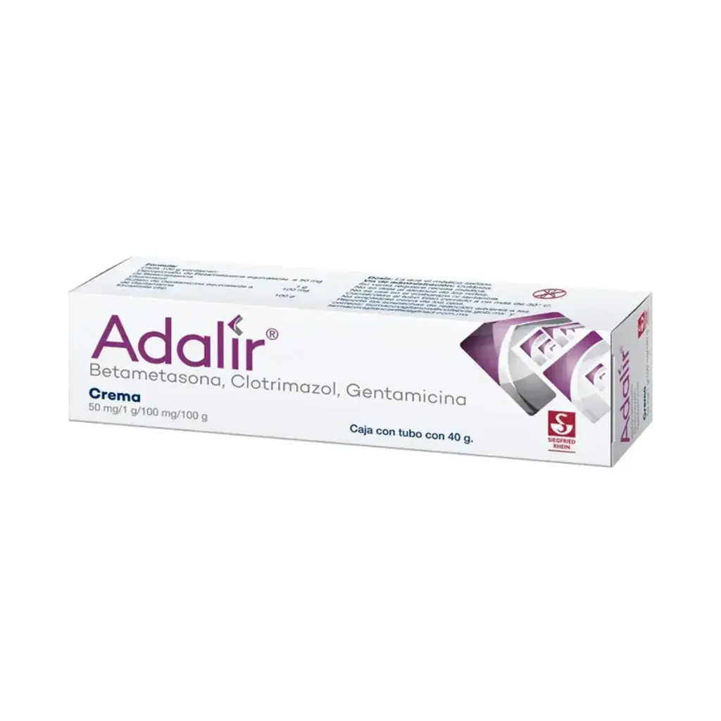 ADALIR 50MG/1G/100MG/100G CREMA 40G