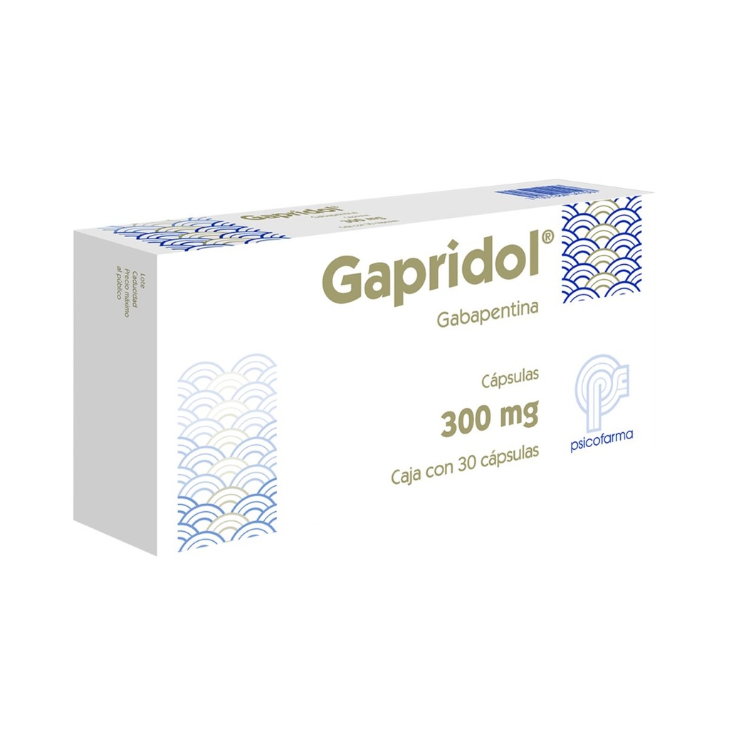 GAPRIDOL 300MG CAPSULAS C/30
