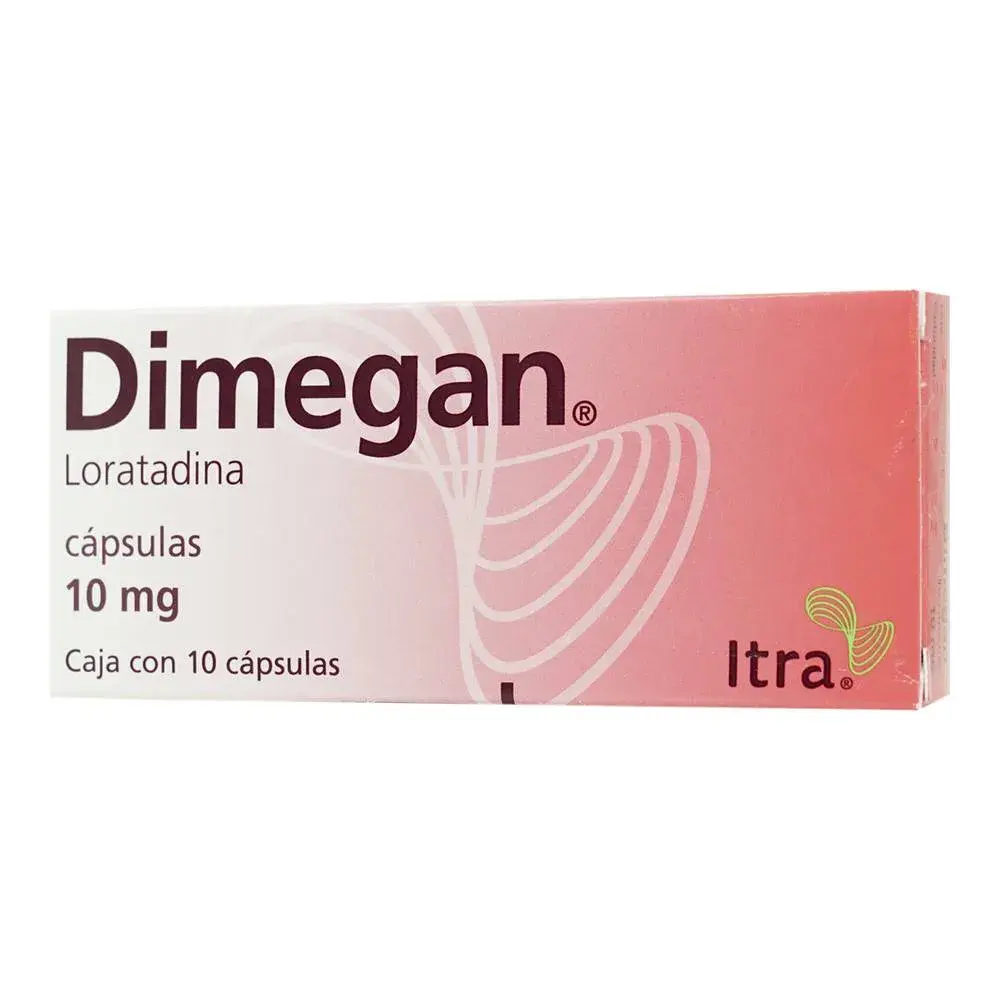 DIMEGAN 10MG CAPSULAS C/10