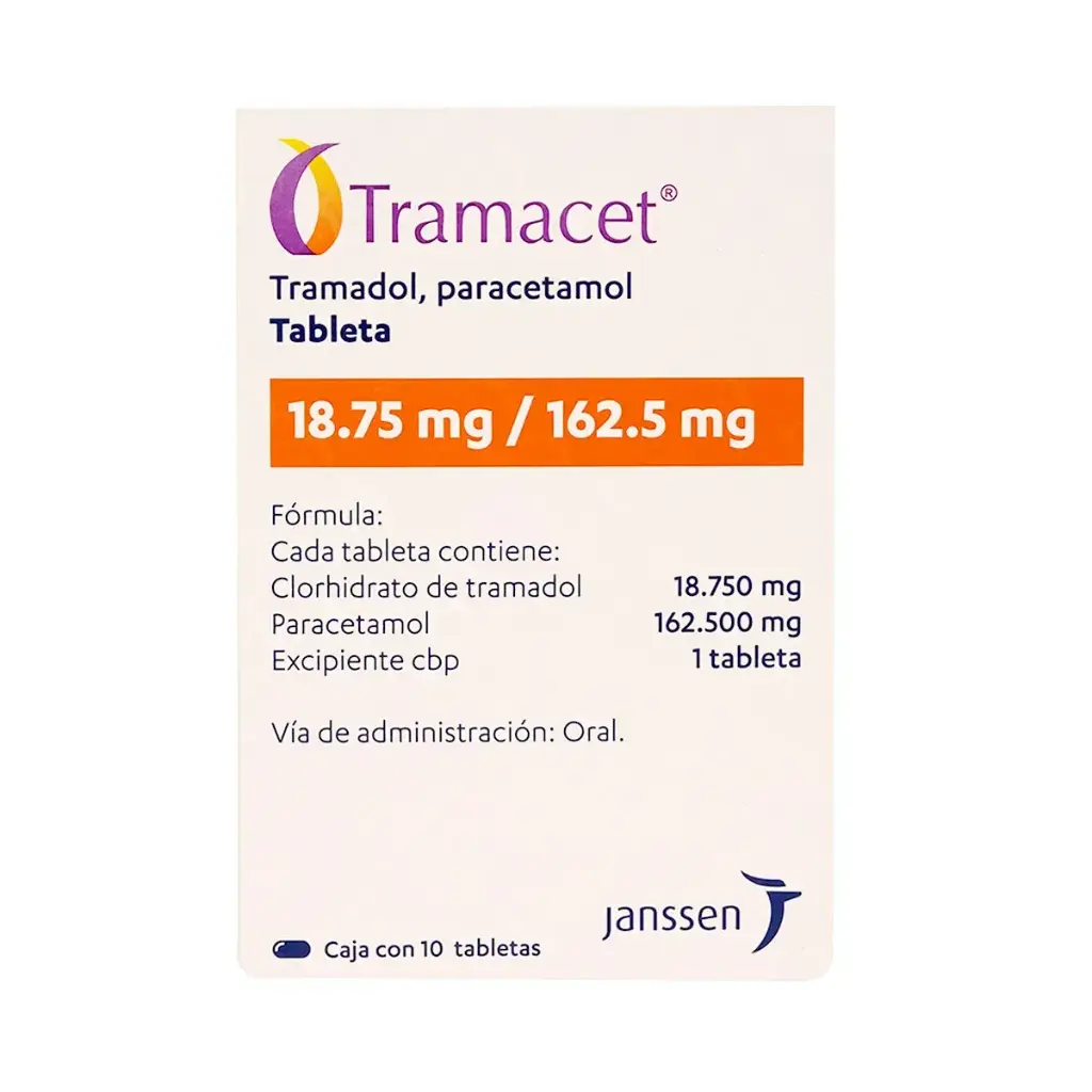 TRAMACET 18.75/162.5MG TABLETAS C/10