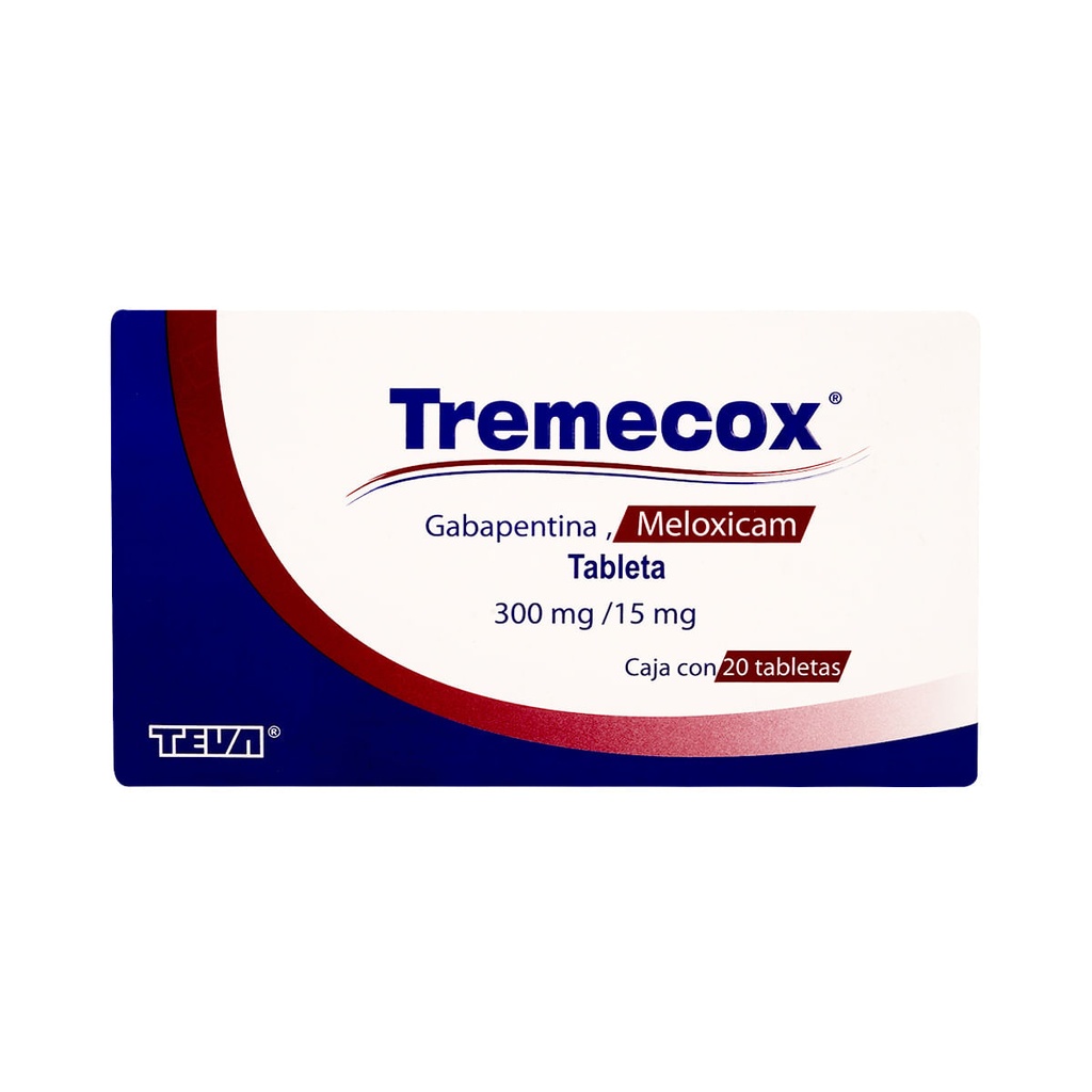 TREMECOX 300/15MG TABLETAS C/20