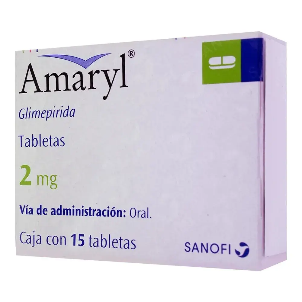 AMARYL 2MG TABLETAS C/15