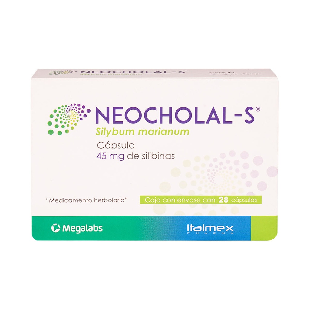 NEOCHOLAL-S 151.5MG CAPSULAS C/28