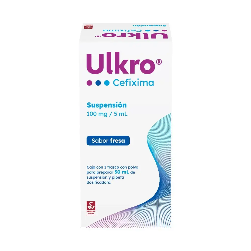 ULKRO 100MG/5ML SUSPENSION FRESA 50ML