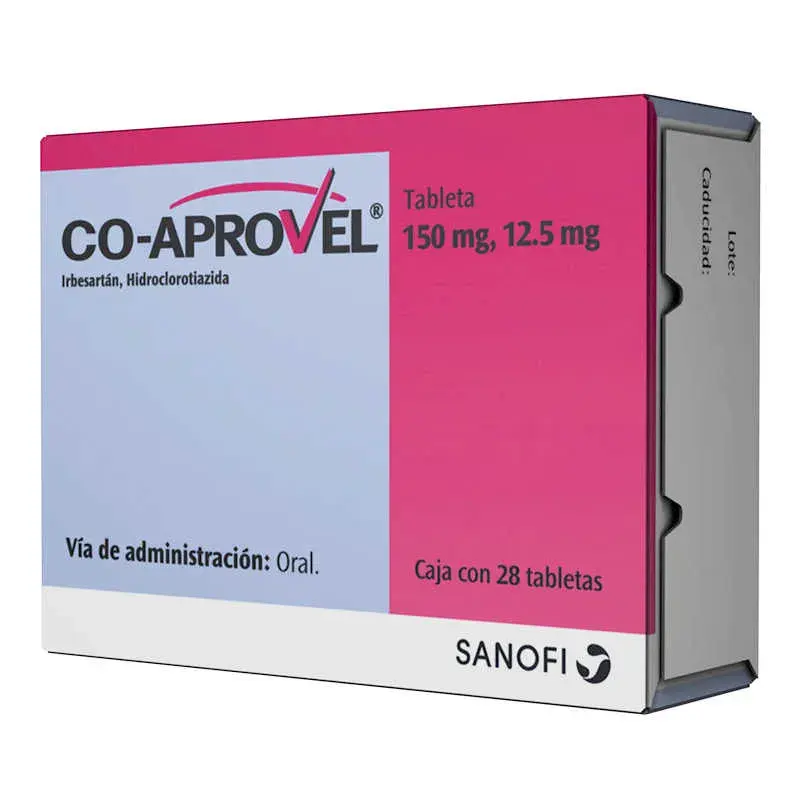 COAPROVEL 150/12.5MG TABLETAS C/28