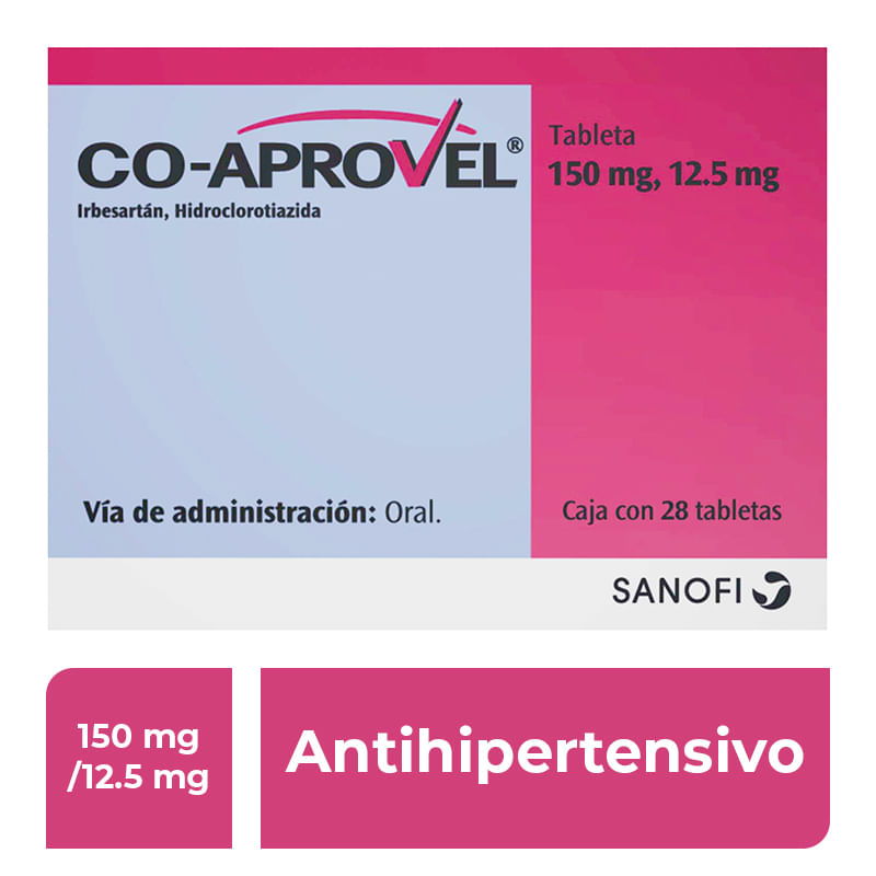 COAPROVEL 150/12.5MG TABLETAS C/28