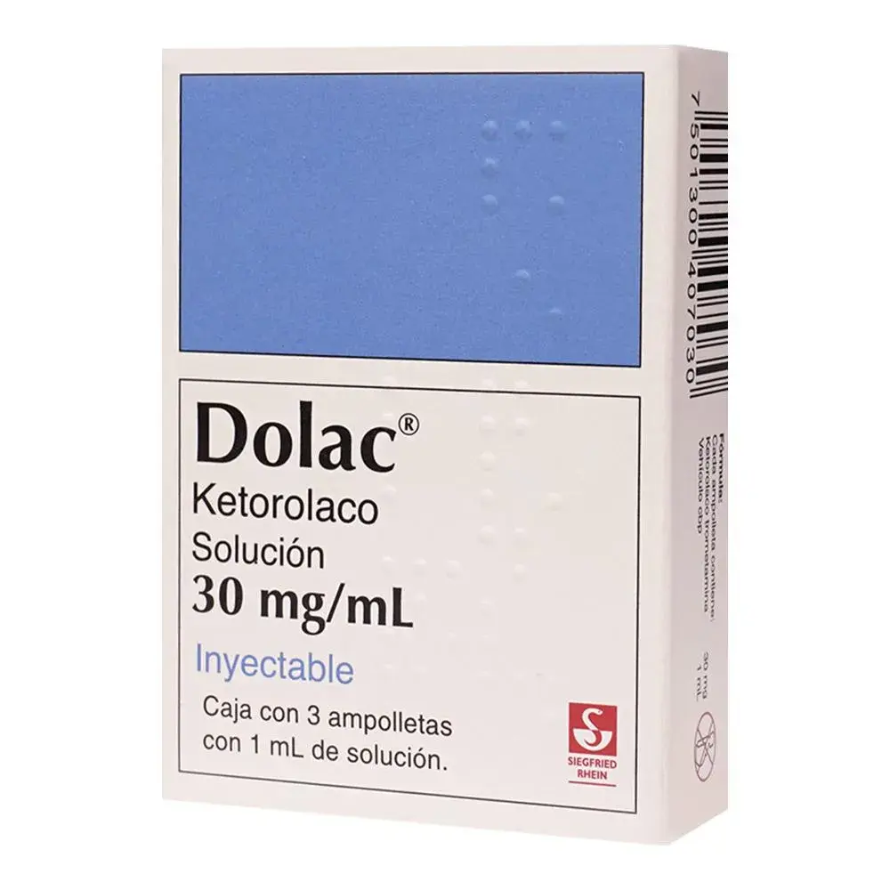 DOLAC 30MG/1ML INYECTABLE C/3