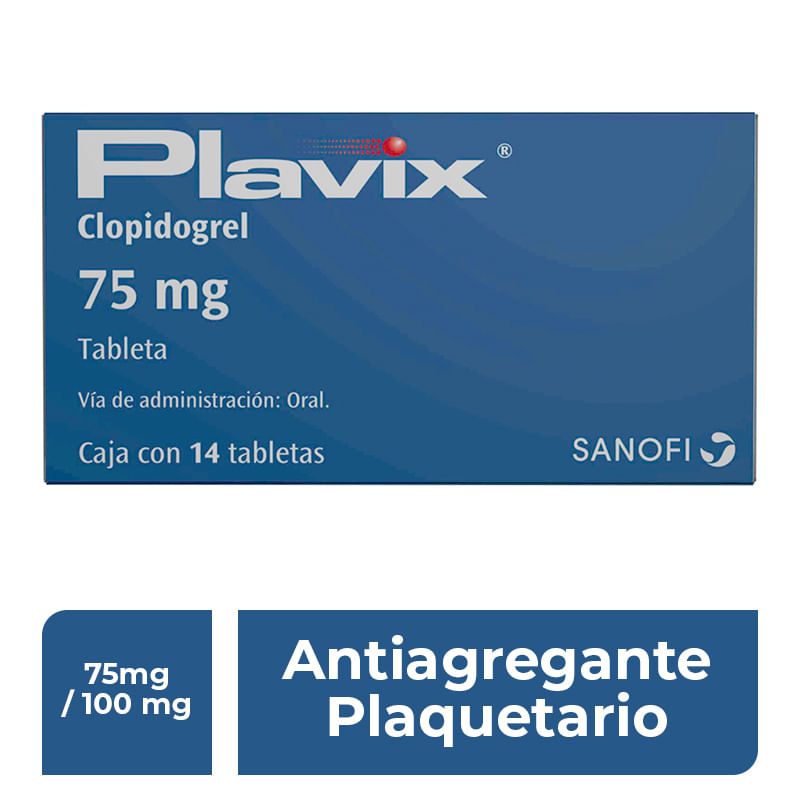 PLAVIX 75MG TABLETAS C/14
