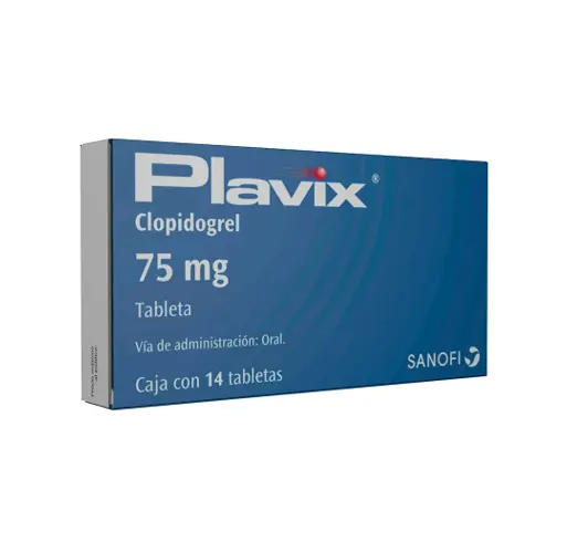 PLAVIX 75MG TABLETAS C/14