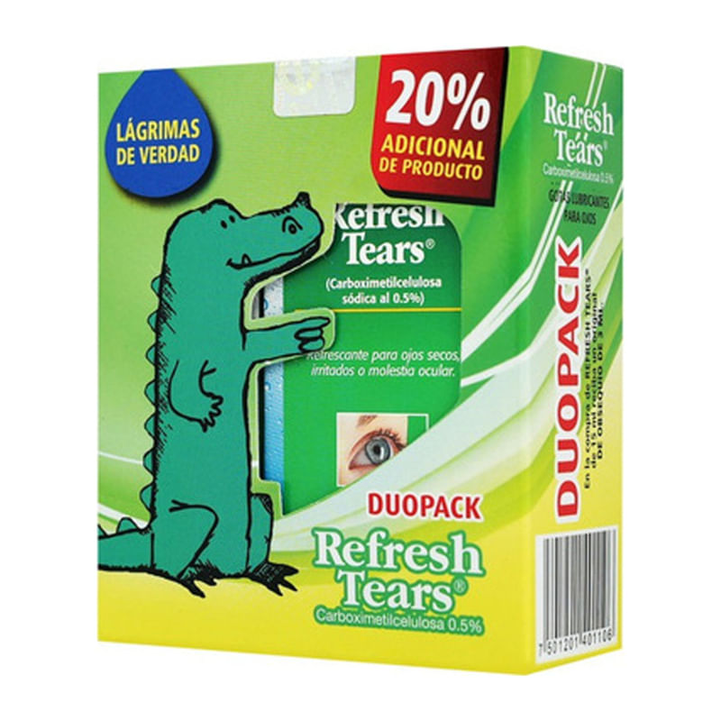 REFRESH TEARS GOTAS 15ML+3ML PROMO
