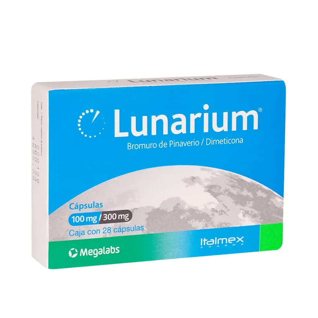 LUNARIUM 100/300MG CAPSULAS C/28