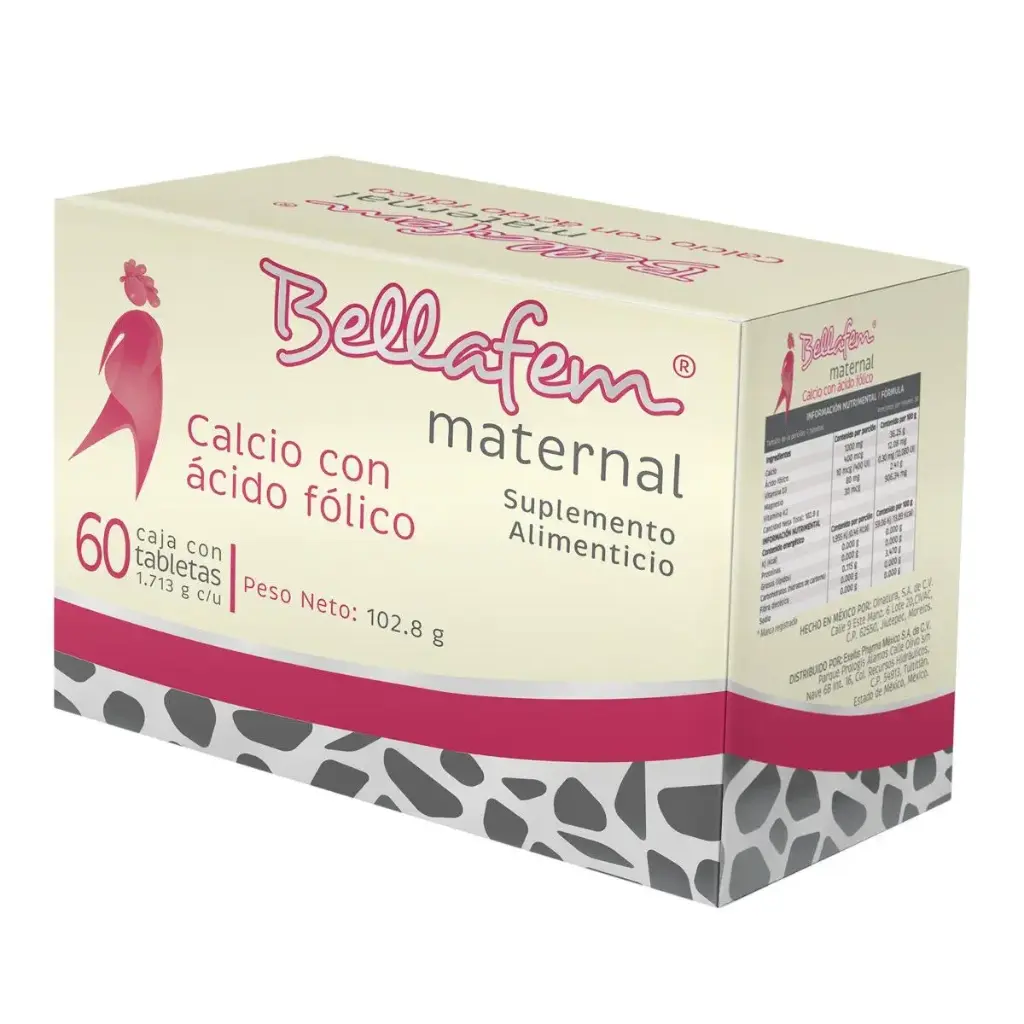 BELLAFEM MATERNAL TABLETAS C/60 *