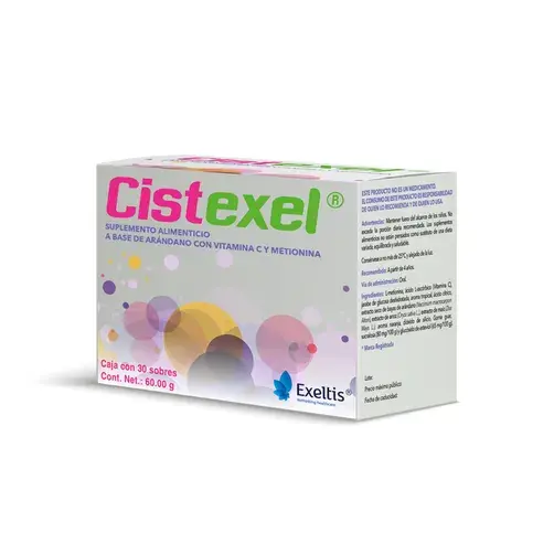CISTEXEL SUPLEMENTO ALIMENTICIO 60G  SOBRES C/30 *