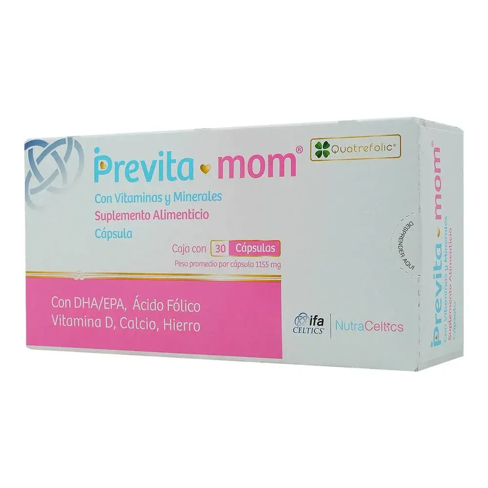 PREVITA MOM SUPLEMENTO ALIMENTICIO CAPSULAS C/30