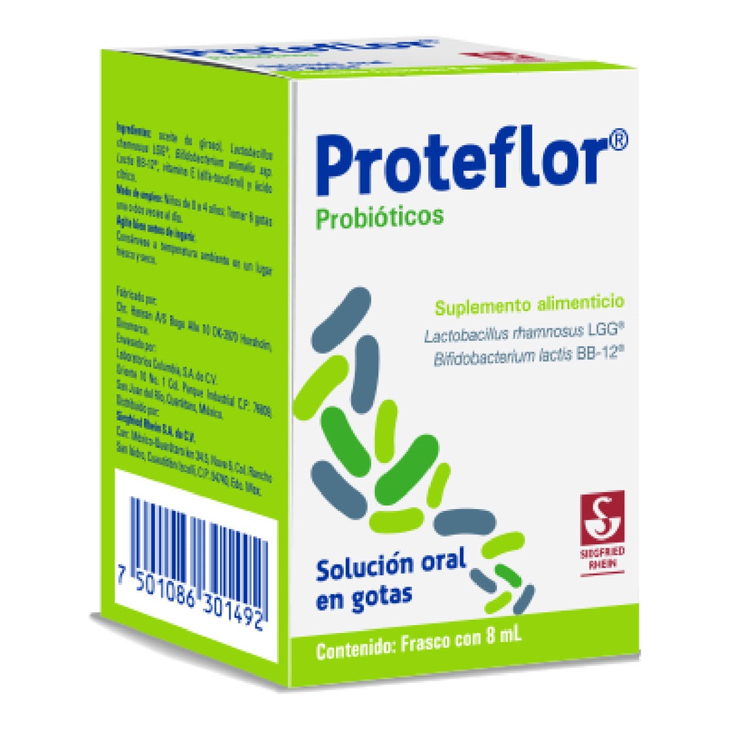 PROTEFLOR - FRASCO CON GOTERO DE 8 ML (PROBIÓTICOS)