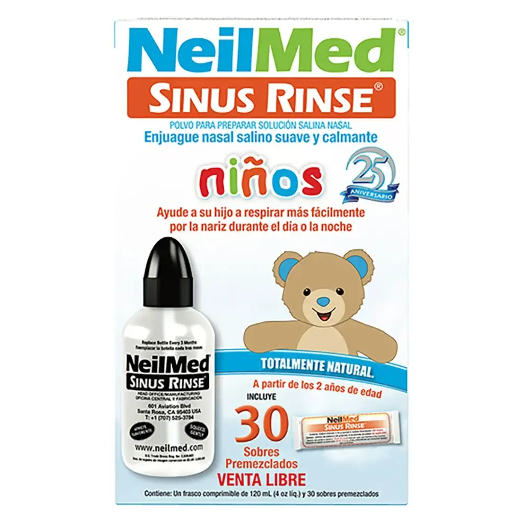 NEILMED SINUS RINSE KIDS ENJUAGUE NASAL SOBRES C/30 *