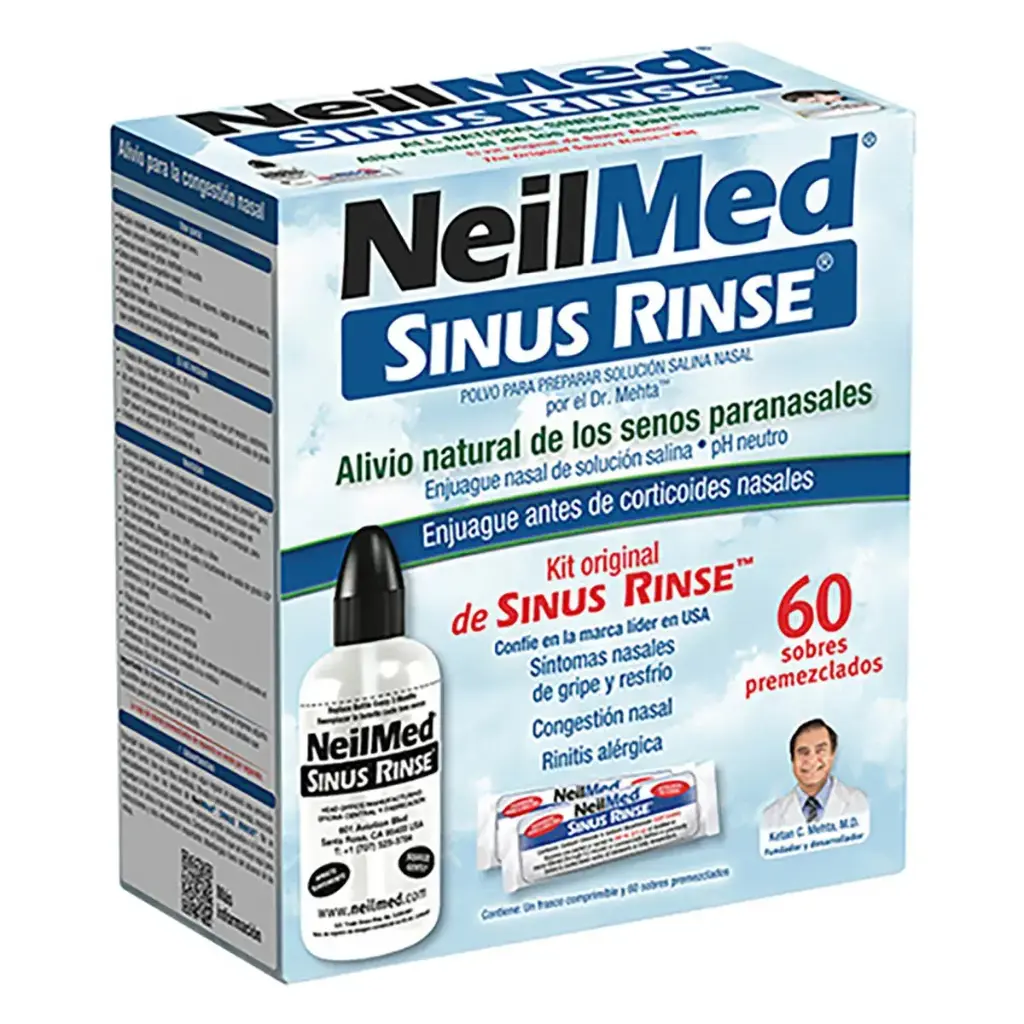 NEILMED SINUS RINSE ENJUAGUE NASAL SOBRES C/60 *