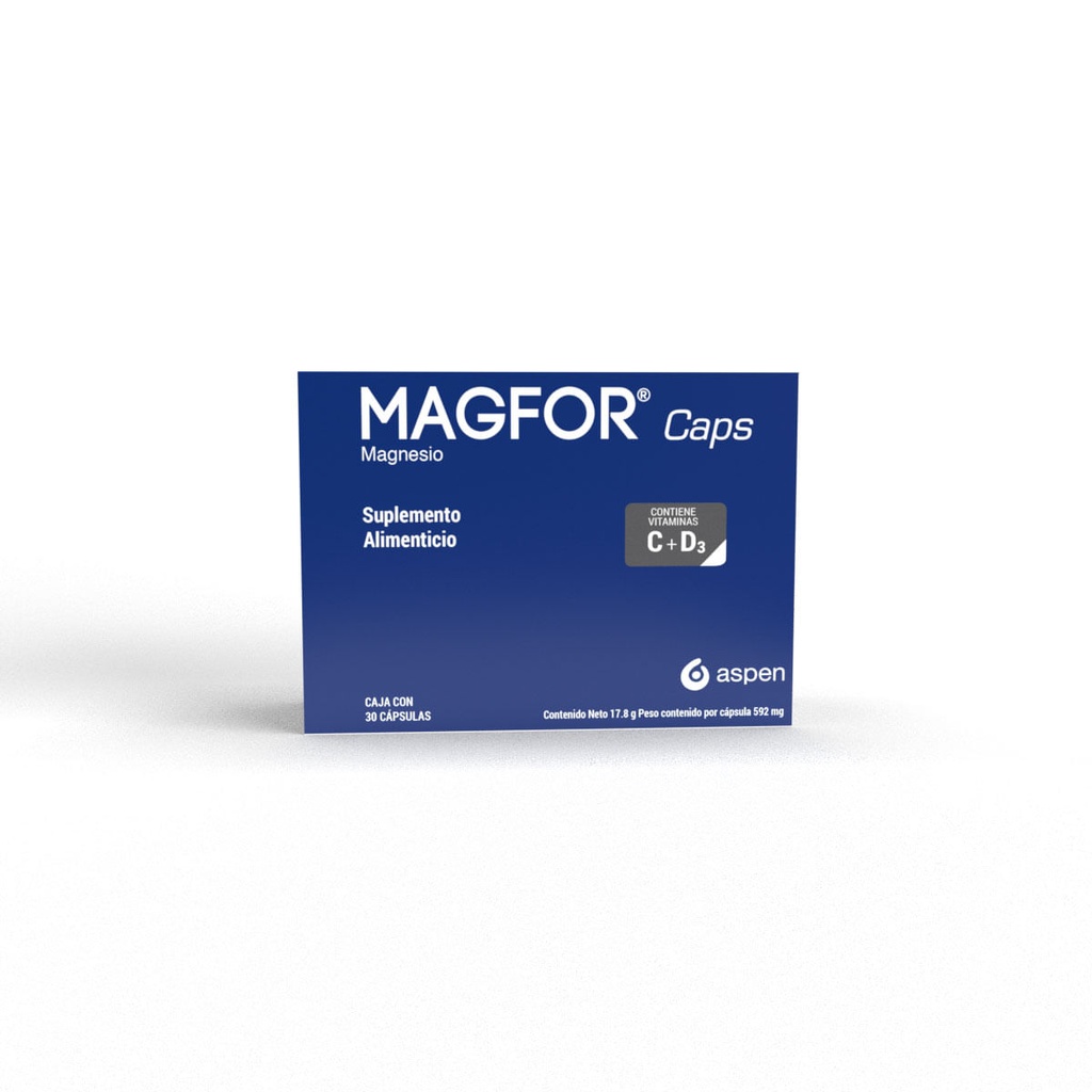 MAGFOR SUPLEMENTO ALIMENTICIO CAPSULAS C/30 *