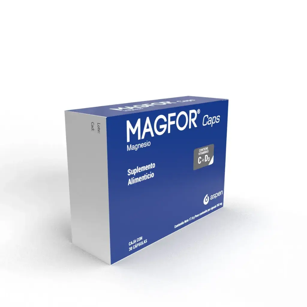 MAGFOR SUPLEMENTO ALIMENTICIO CAPSULAS C/30 *