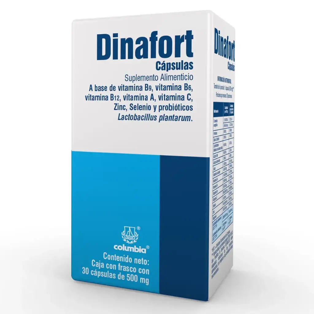 DINAFORT 500MG CAPSULAS C/30 *