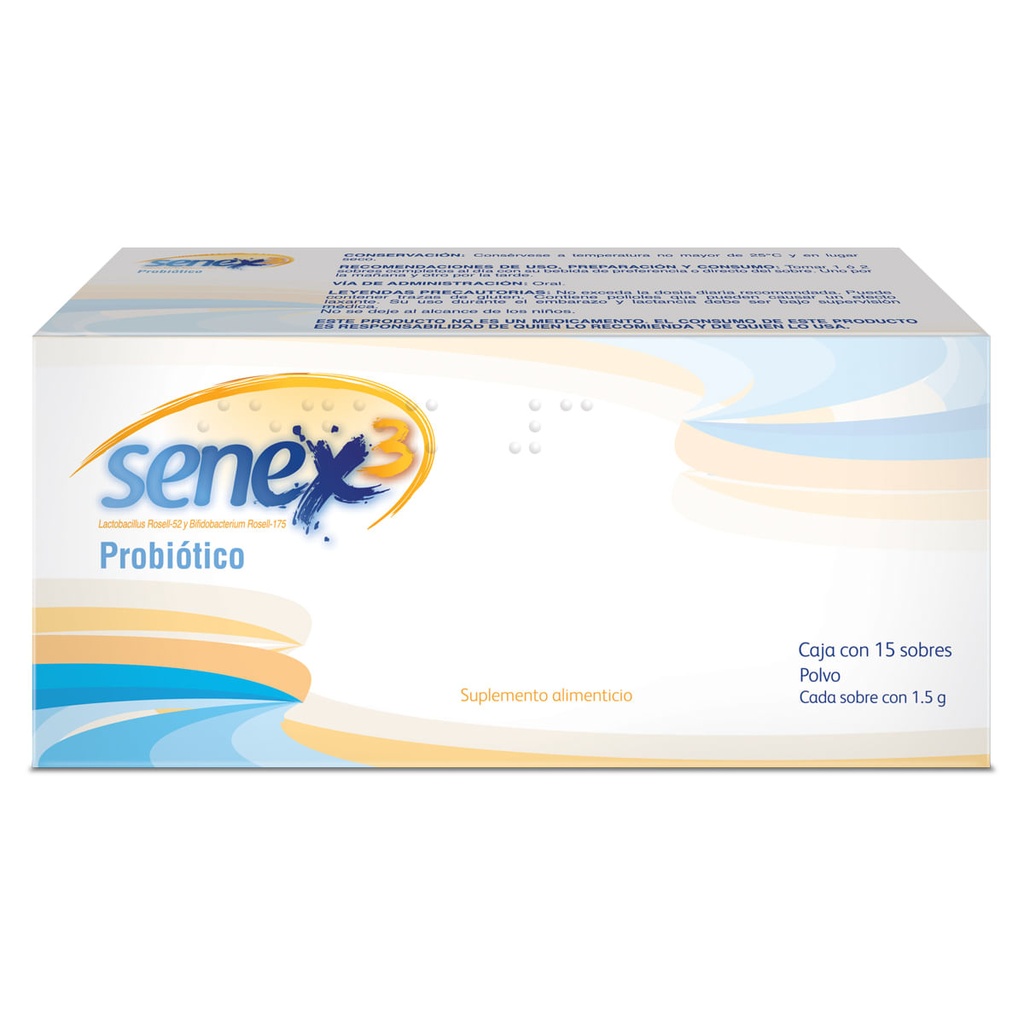 SENEX3 1.5G SOBRES C/15